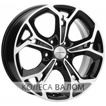 Khomen Wheels KHW1702 (Tiguan) 7x17 5x112 ET40 57.1 Black-FP